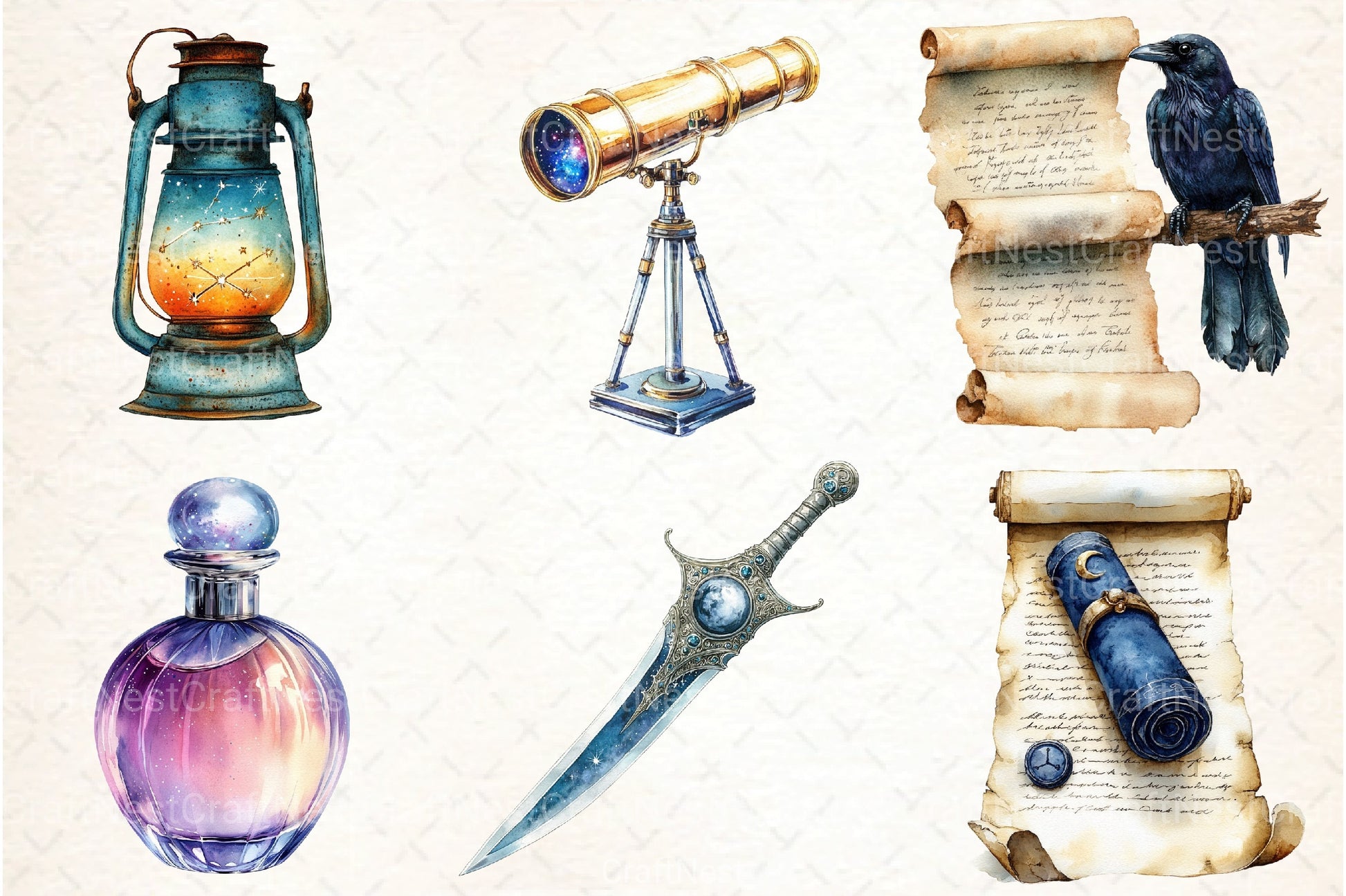 Enchanted Night Court Clipart Bundle - CraftNest - Digital Crafting and Art