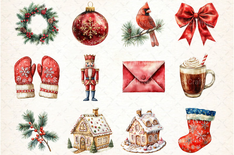 Christmas Clipart Bundle 9 - CraftNest - Digital Crafting and Art