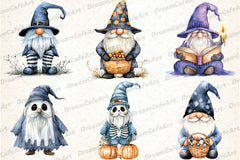 Halloween Gnome Clipart Bundle 24 - CraftNest - Digital Crafting and Art