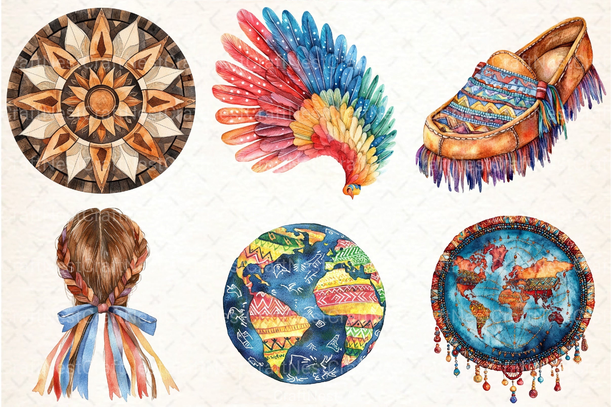 Happy Indigenous Day T-Shirt Design Bundle - CraftNest - Digital Crafting and Art