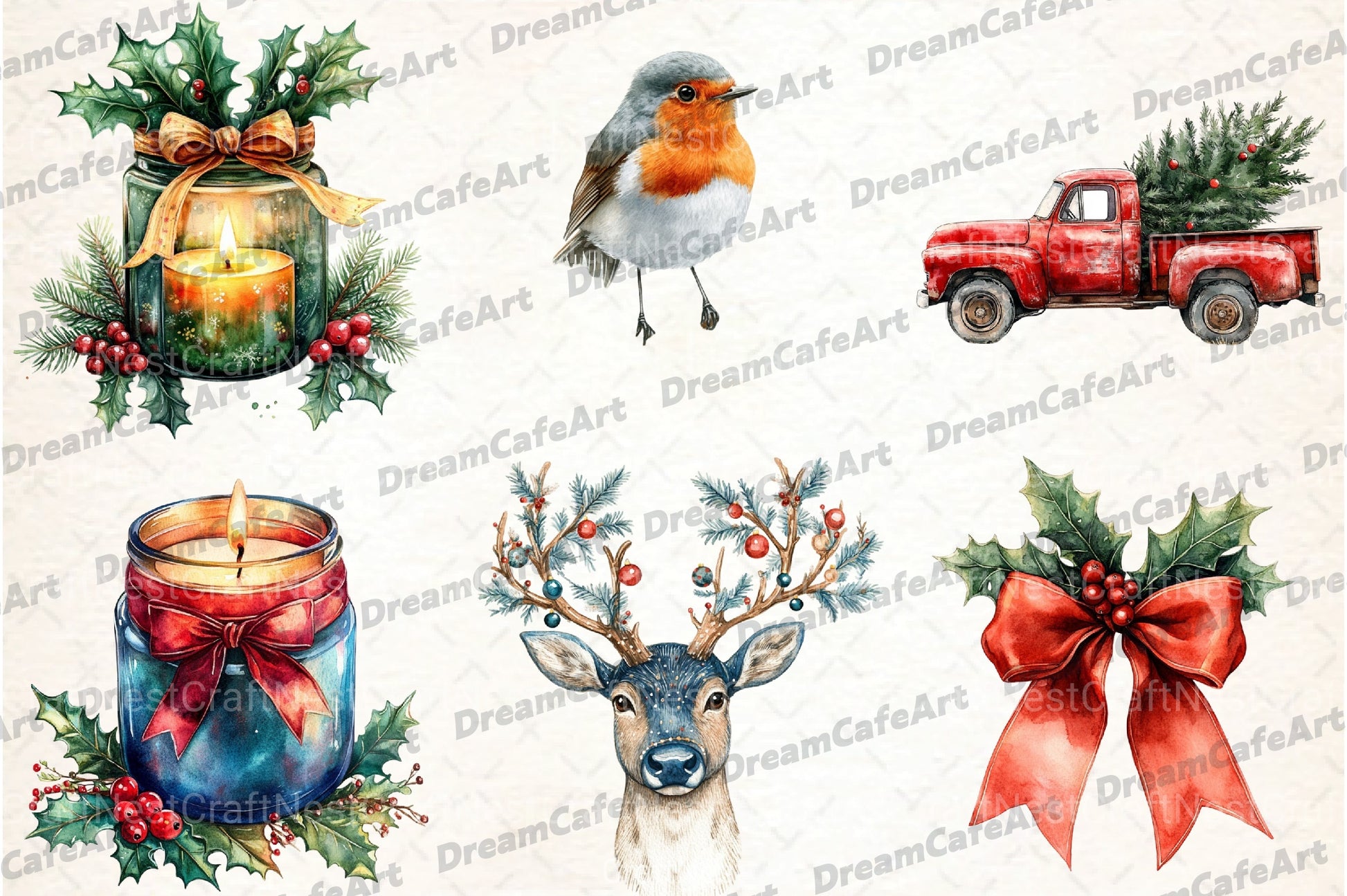 Christmas Clipart Bundle Set - CraftNest - Digital Crafting and Art