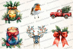 Christmas Clipart Bundle Set - CraftNest - Digital Crafting and Art