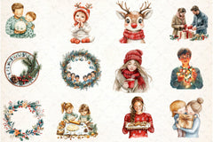 Christmas Family Clipart Bundle 2 - CraftNest - Digital Crafting and Art