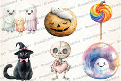 Hand Drawn Cute Halloween Clipart Bundle - CraftNest - Digital Crafting and Art