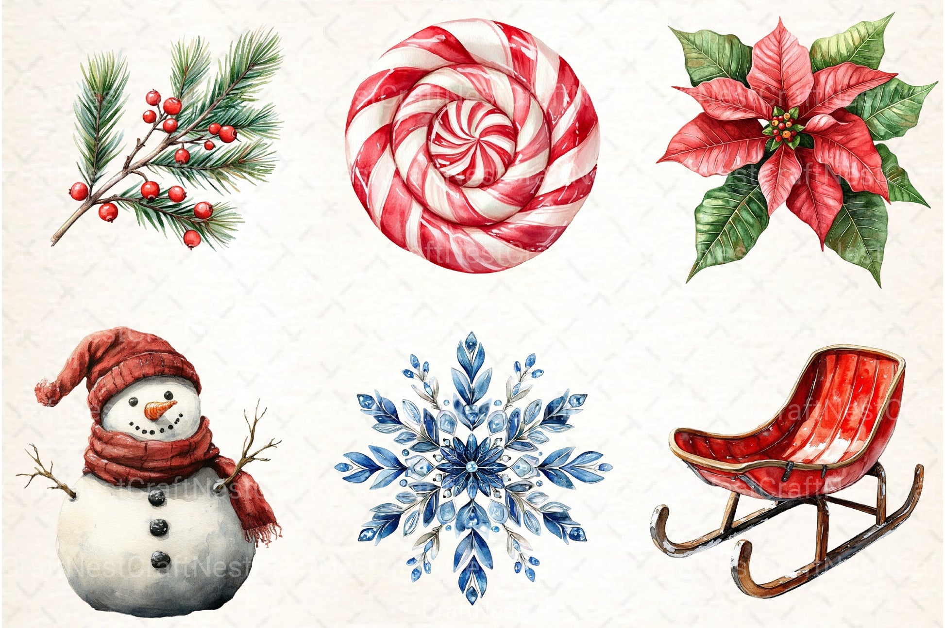 Christmas Clipart Bundle 9 - CraftNest - Digital Crafting and Art