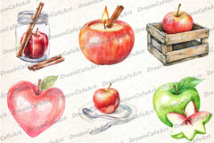 Apple Clipart Bundle - CraftNest - Digital Crafting and Art