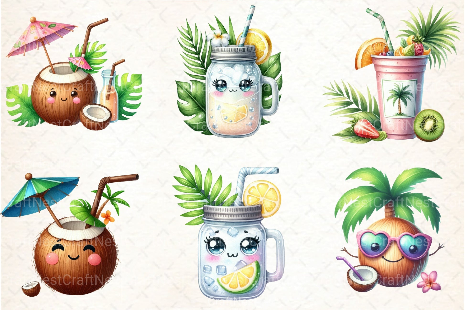 Summer Clipart Bundle 87 - CraftNest - Digital Crafting and Art