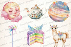 Pastel Whimsical Clipart Bundle - CraftNest - Digital Crafting and Art
