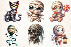 Halloween Mummy Clipart Bundle 99 - CraftNest - Digital Crafting and Art