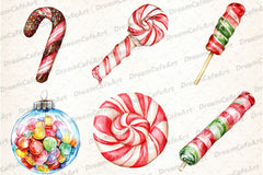 Christmas Candy Clipart Bundle - CraftNest - Digital Crafting and Art