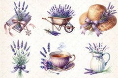 Countryside Lavender Clipart Bundle 102 - CraftNest - Digital Crafting and Art
