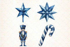 Blue Christmas Clipart Bundle 1 - CraftNest - Digital Crafting and Art