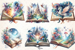 Beautiful Fantasy Book Clipart Bundle - CraftNest - Digital Crafting and Art