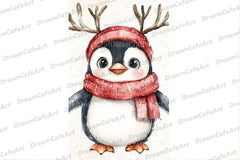 Winter Penguin Christmas Clipart Bundle 4 - CraftNest - Digital Crafting and Art