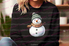 Cute Snowman Christmas Clipart Bundle 23 - CraftNest - Digital Crafting and Art
