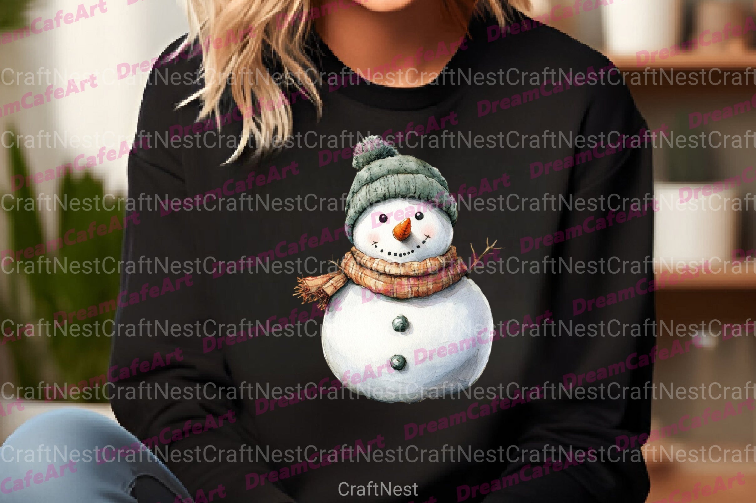 Cute Snowman Christmas Clipart Bundle 23 - CraftNest - Digital Crafting and Art