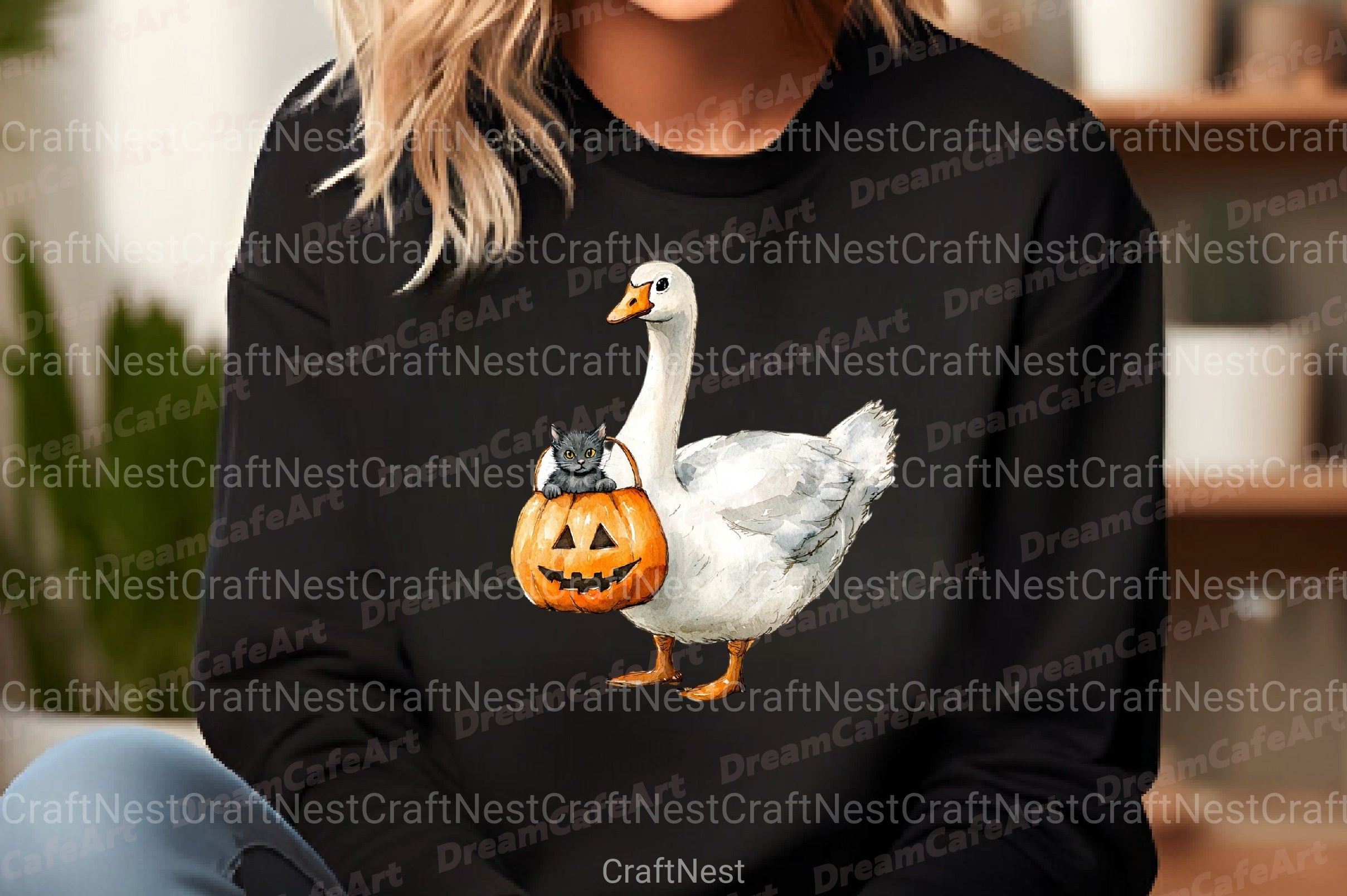 Witchy Goose Halloween Clipart Bundle - CraftNest - Digital Crafting and Art