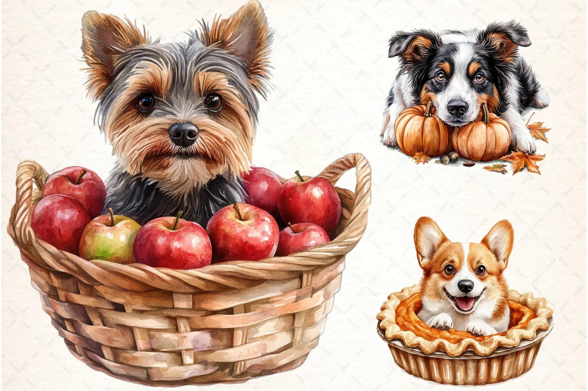 Thanksgiving Dog Clipart Bundle - CraftNest - Digital Crafting and Art