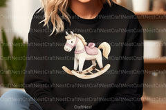 Boho Nursery Clipart Bundle for Baby Shower - CraftNest - Digital Crafting and Art