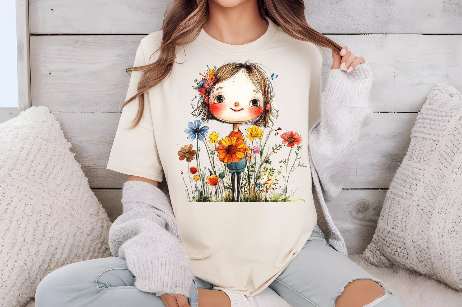 Flower Girls Clipart Bundle - CraftNest - Digital Crafting and Art