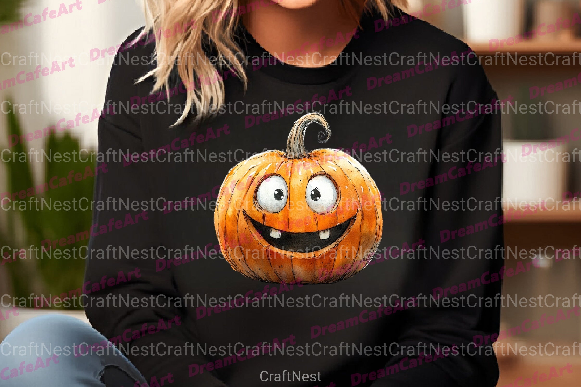 Hand Drawn Cute Halloween Clipart Bundle - CraftNest - Digital Crafting and Art