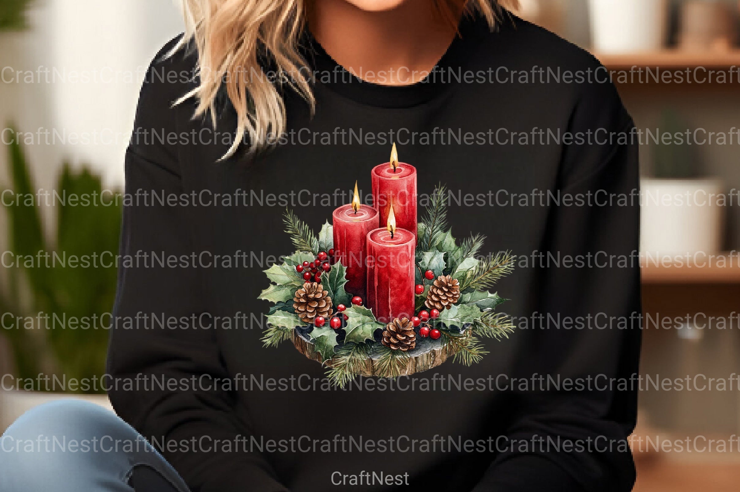 Christmas Decor Clipart Bundle - CraftNest - Digital Crafting and Art