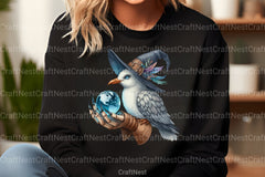 Spooky Halloween Quirky Birds Clipart Bundle - CraftNest - Digital Crafting and Art