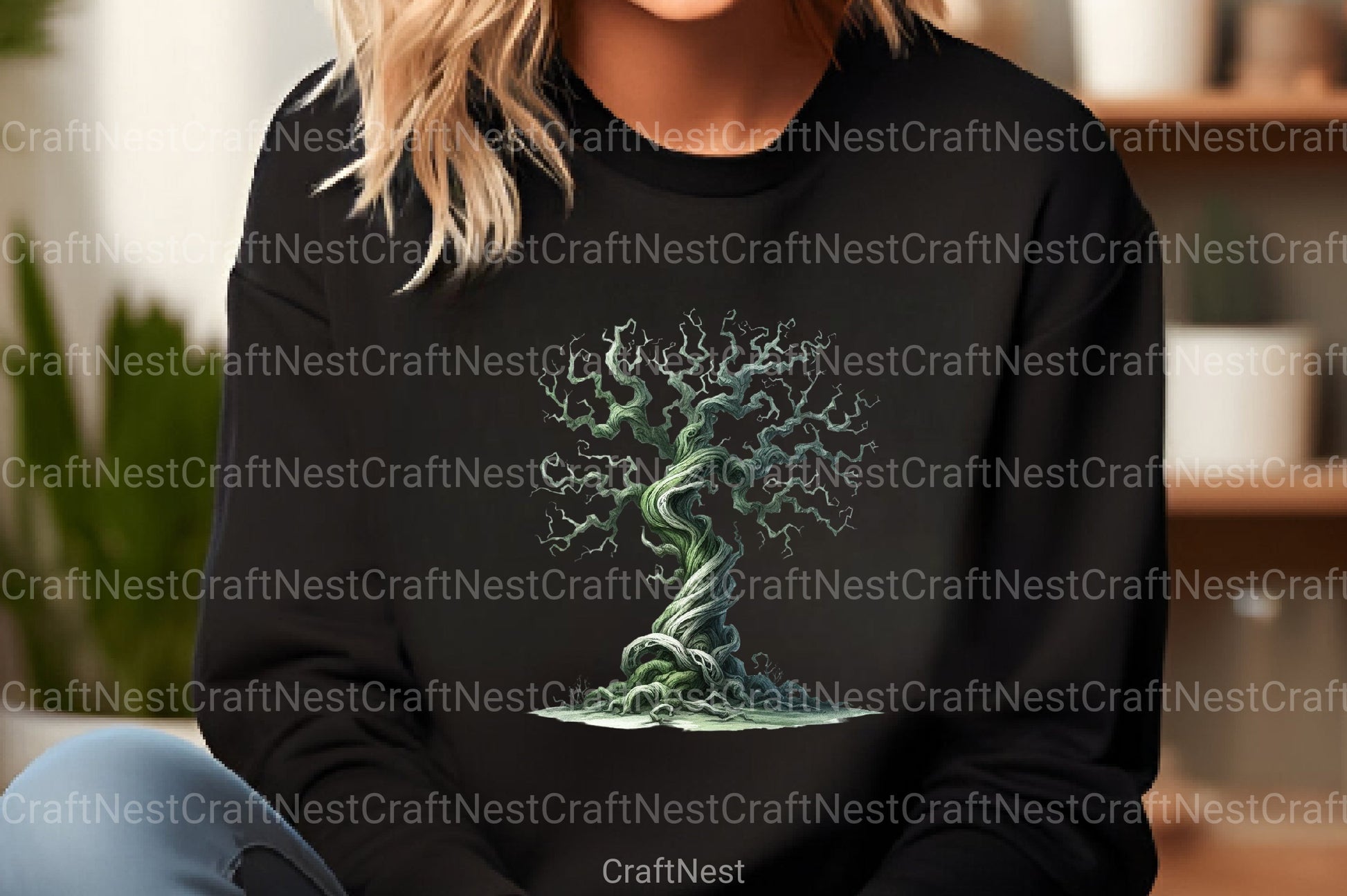 Green & White Halloween Clipart Bundle 99 - CraftNest - Digital Crafting and Art