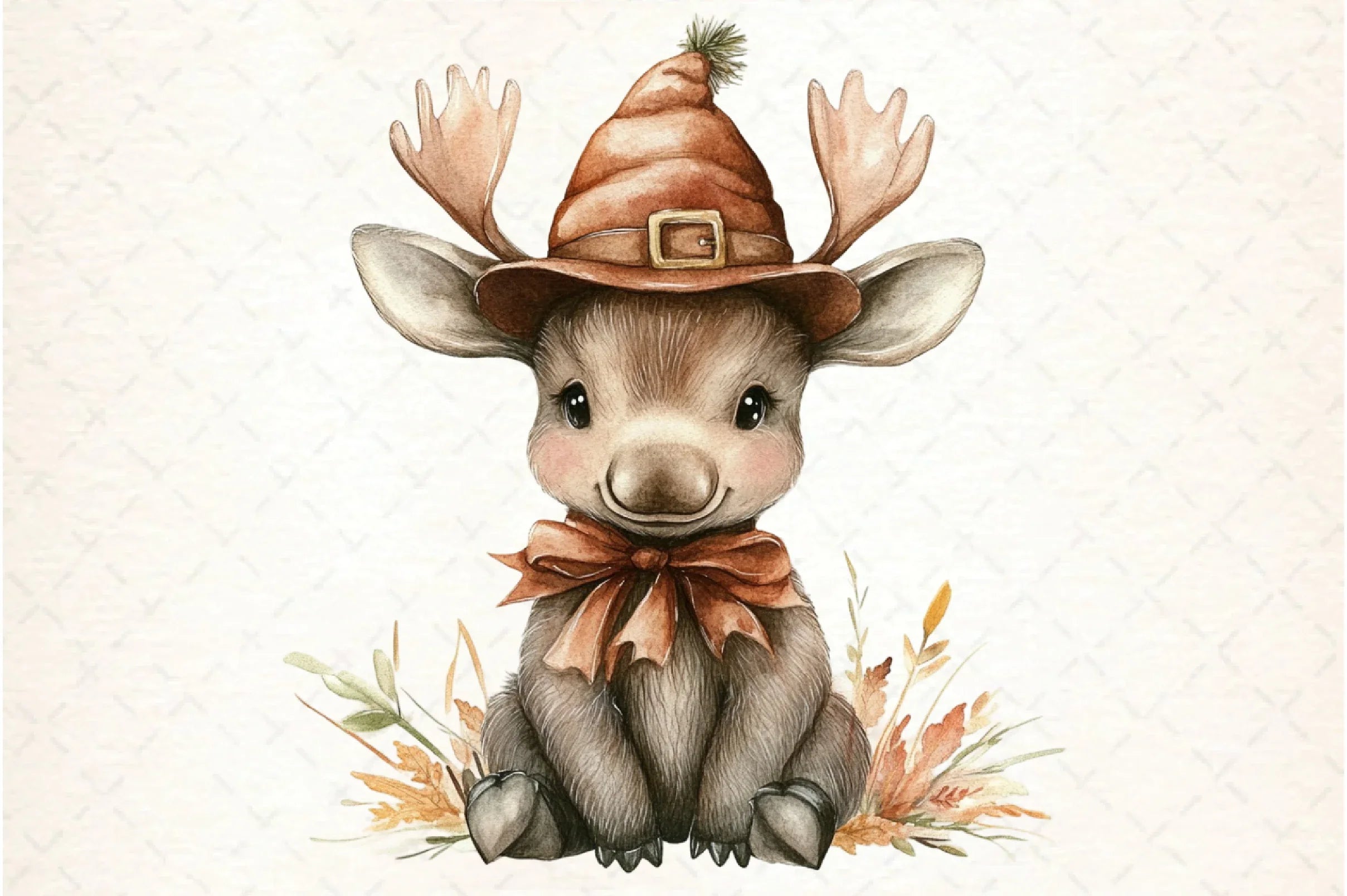 Woodland Baby Animals Thanksgiving Clipart Bundle - CraftNest - Digital Crafting and Art