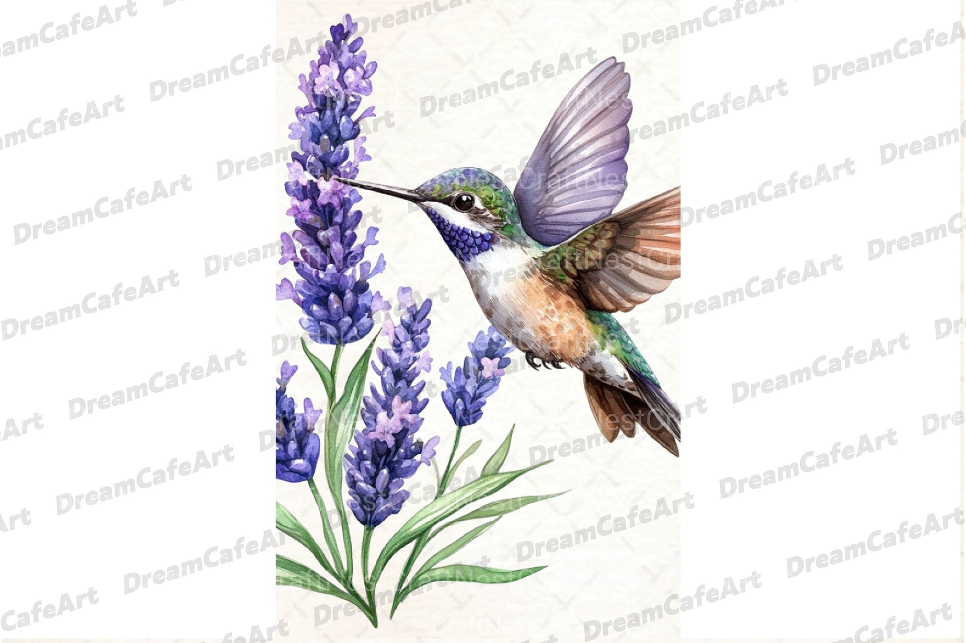 Hummingbird and Flowers Clipart Bundle - CraftNest - Digital Crafting and Art