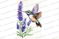 Hummingbird and Flowers Clipart Bundle - CraftNest - Digital Crafting and Art