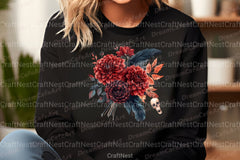 Burgundy Halloween Clipart Bundle 6 - CraftNest - Digital Crafting and Art