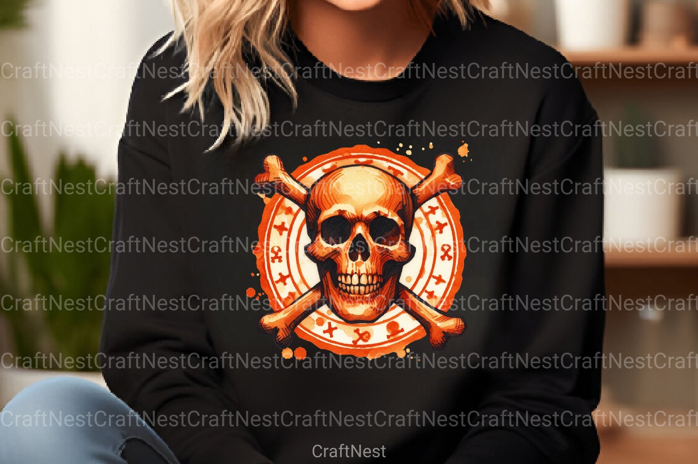 Halloween Round Stamp Clipart Bundle - CraftNest - Digital Crafting and Art