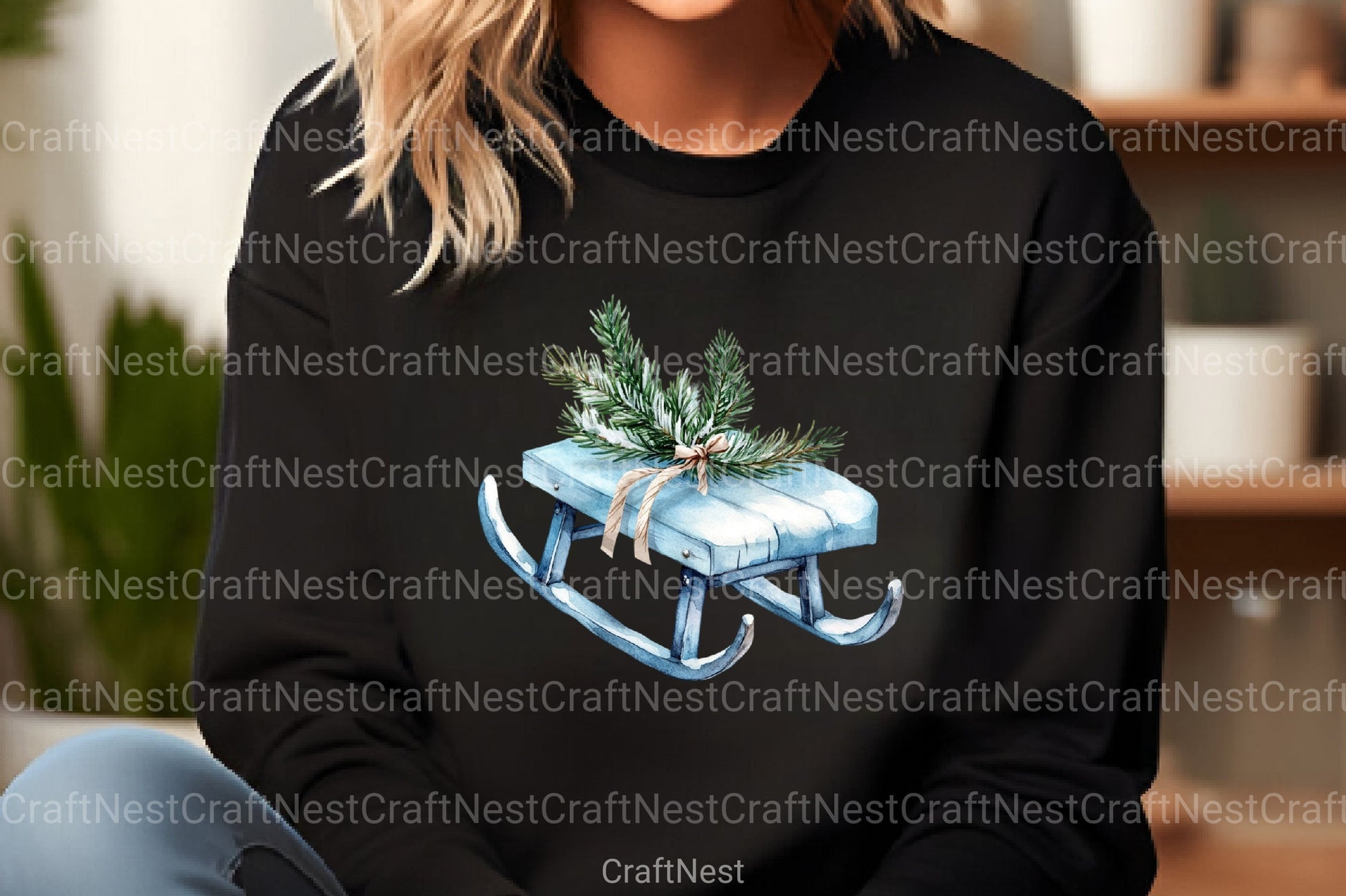 Christmas Blue Clipart Bundle - CraftNest - Digital Crafting and Art