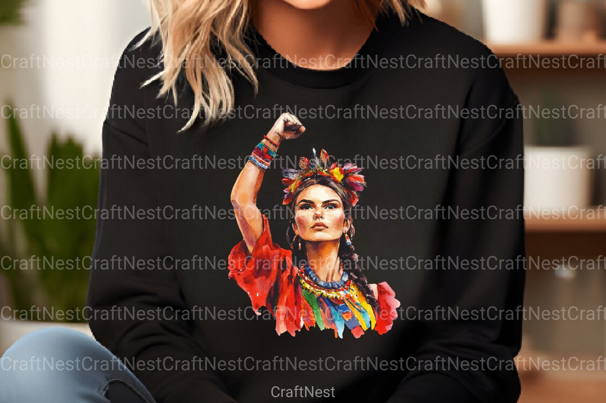 Indigenous Women Clipart Bundle - CraftNest - Digital Crafting and Art