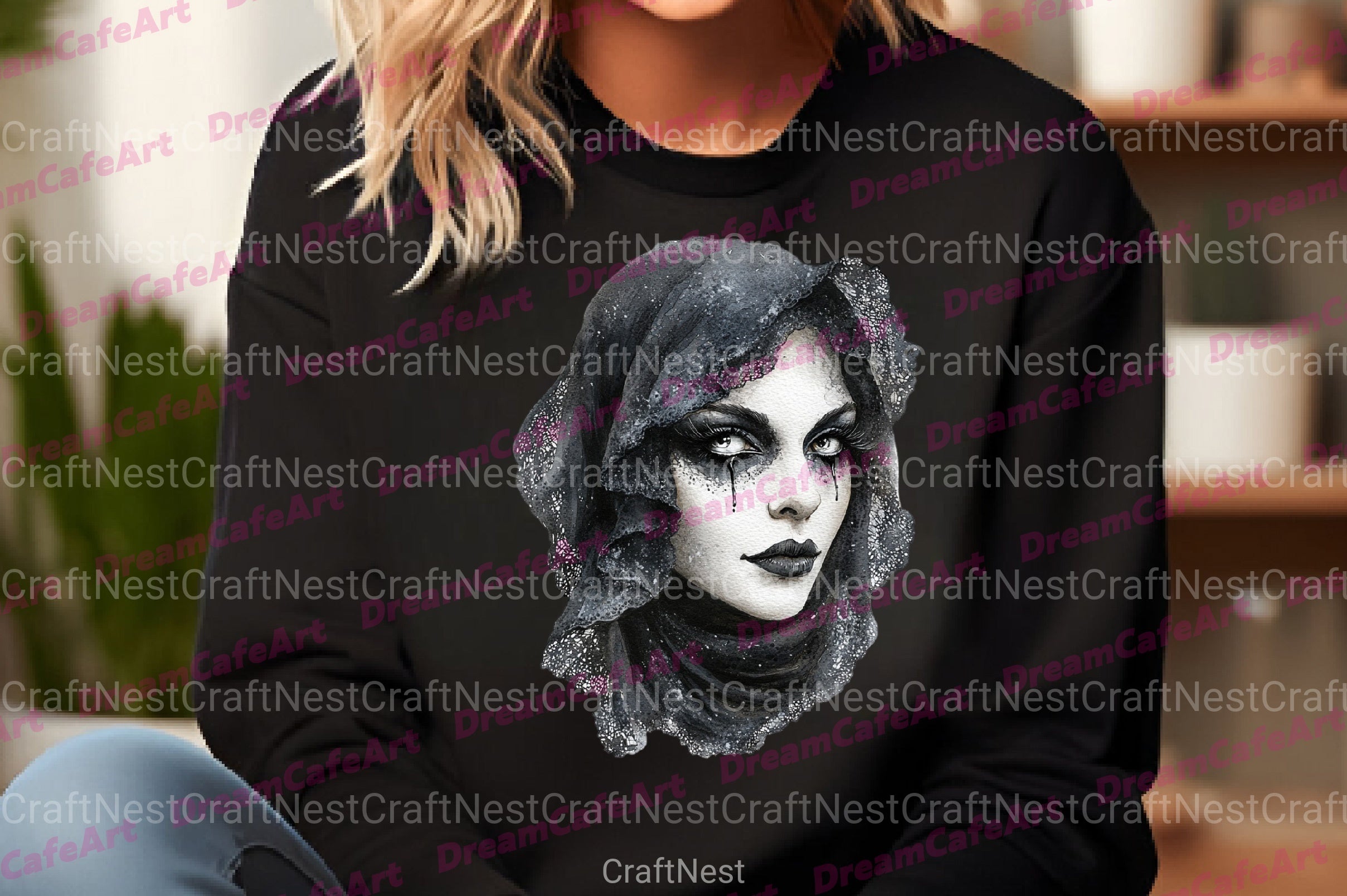 Gothic Black Woman Clipart Bundle - CraftNest - Digital Crafting and Art