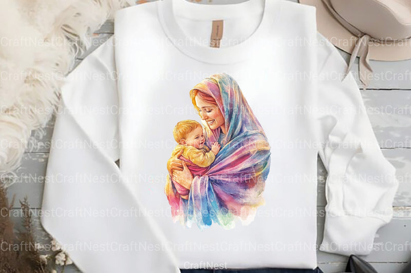 Cute Christmas Nativity Clipart Bundle 1 - CraftNest - Digital Crafting and Art