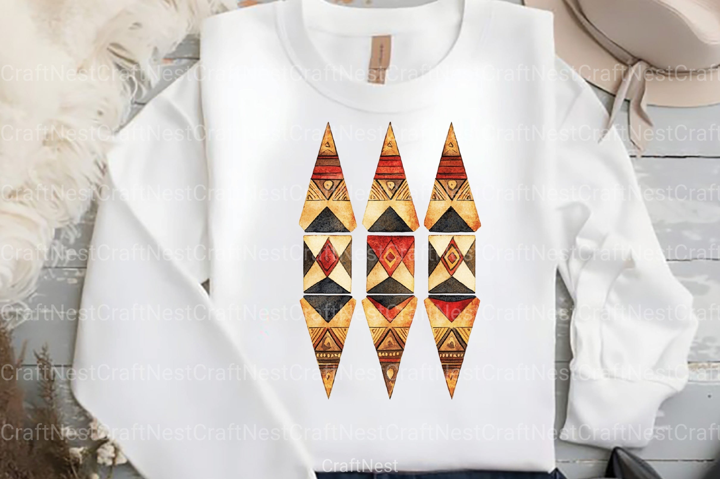 Indigenous Tribal Motifs Clipart Bundle - CraftNest - Digital Crafting and Art