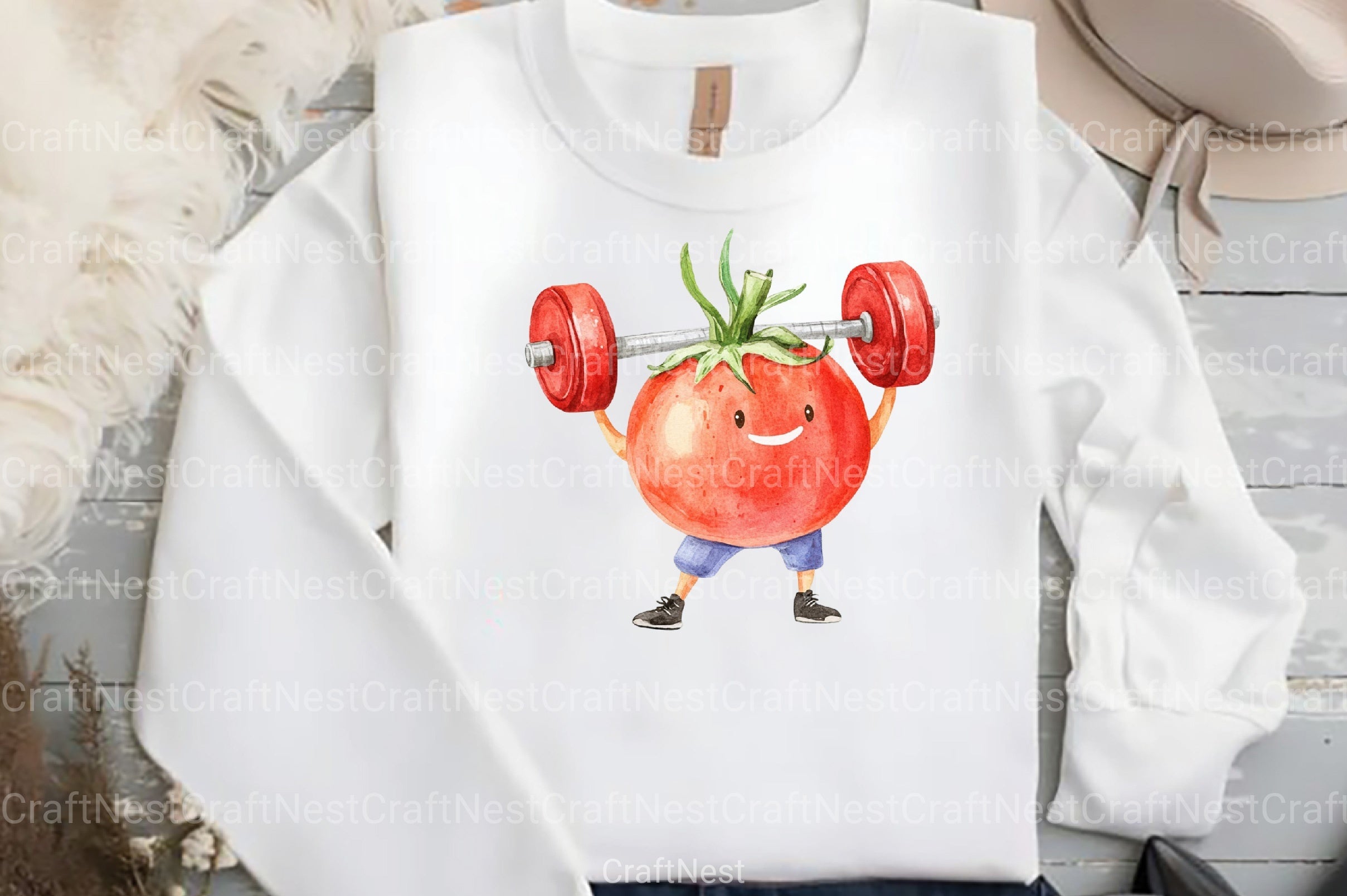 Funny Fruits & Vegetables Clipart Bundle 1 - CraftNest - Digital Crafting and Art