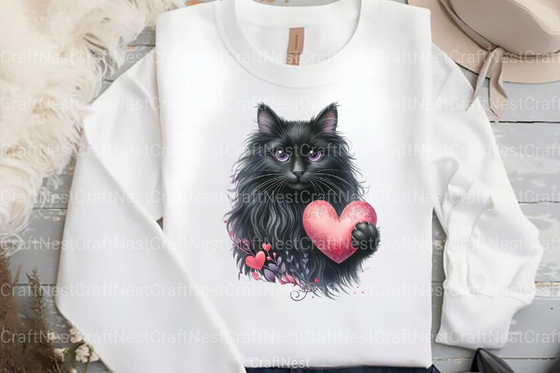 Black Cat Clipart Bundle 99 - CraftNest - Digital Crafting and Art