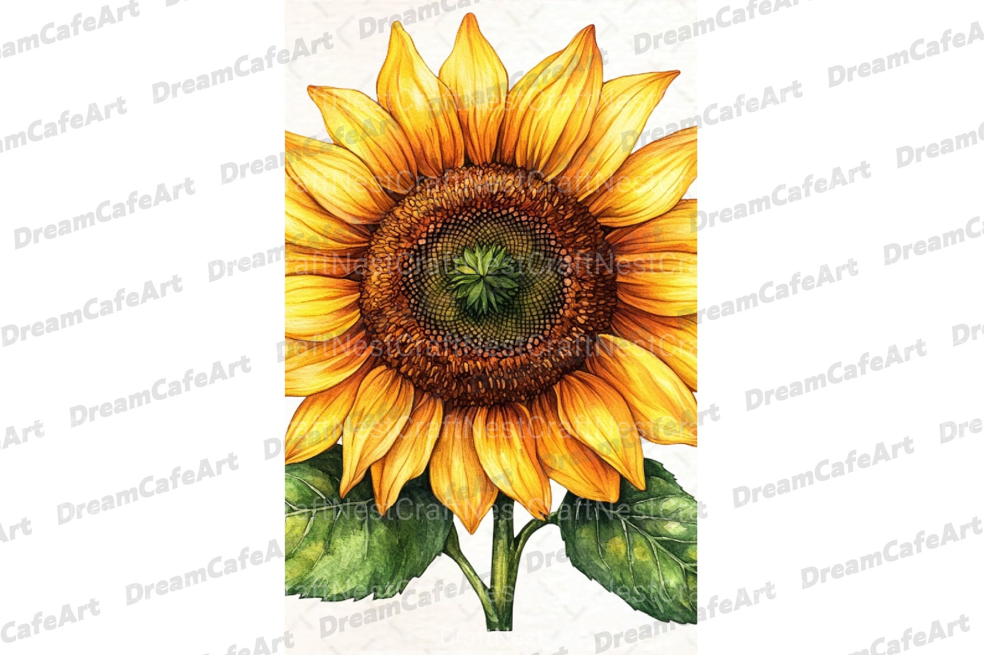 Yellow Sunflower Flowers Clipart Bundle - CraftNest - Digital Crafting and Art