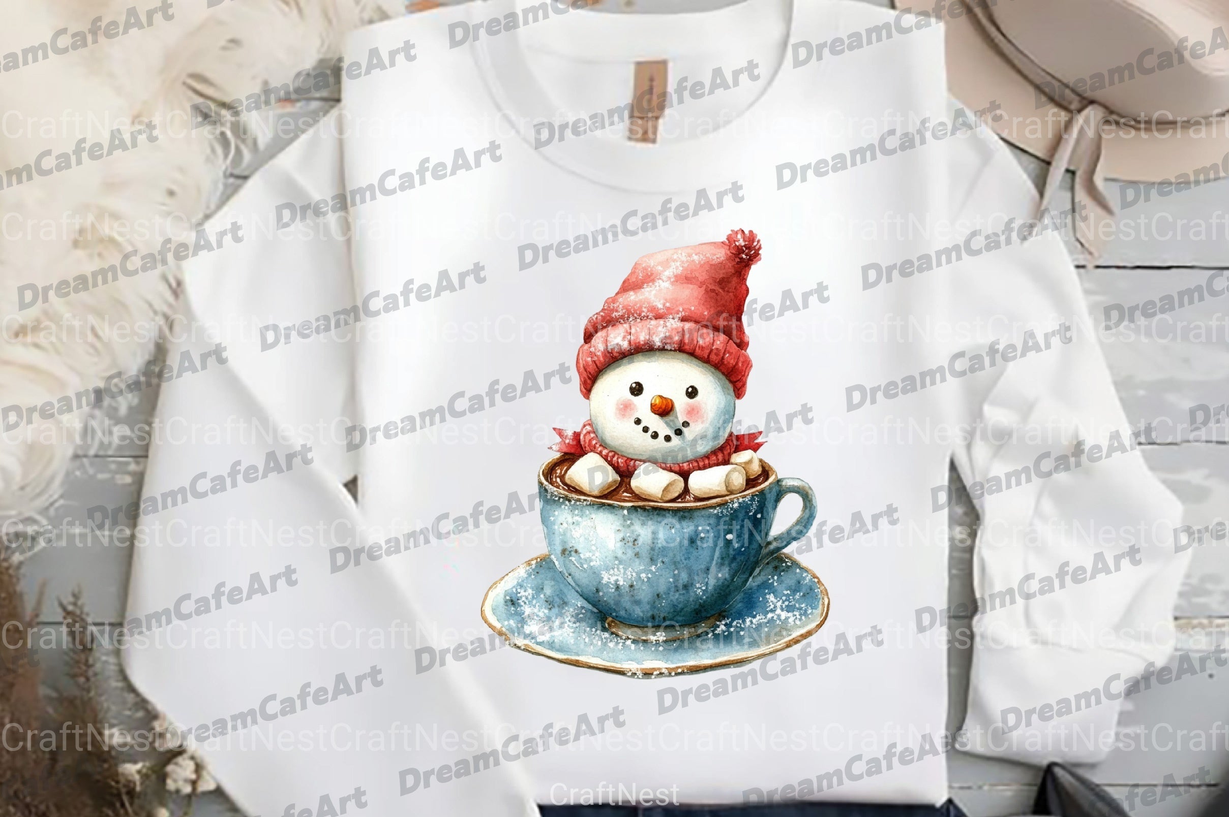 Cute Snowman Christmas Clipart Bundle 23 - CraftNest - Digital Crafting and Art