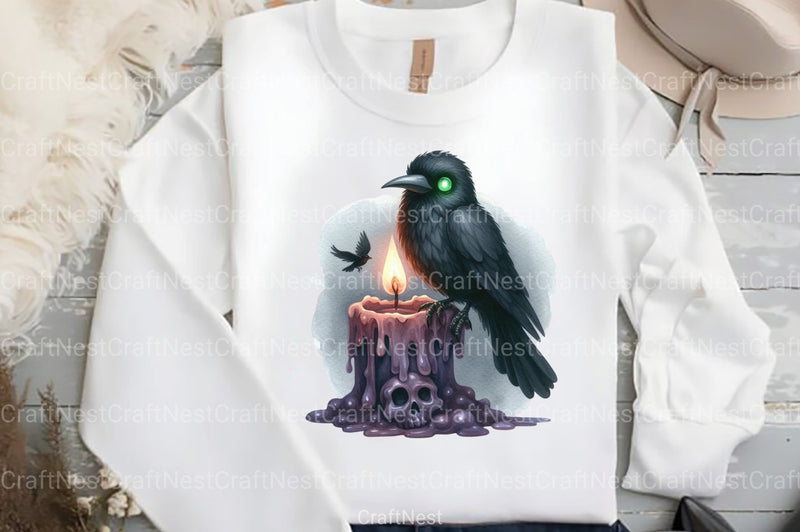 Spooky Halloween Quirky Birds Clipart Bundle - CraftNest - Digital Crafting and Art