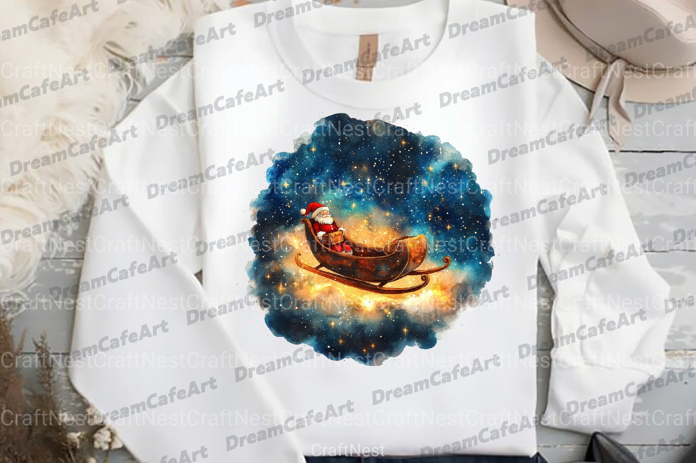 Celestial Christmas Clipart Bundle1 - CraftNest - Digital Crafting and Art