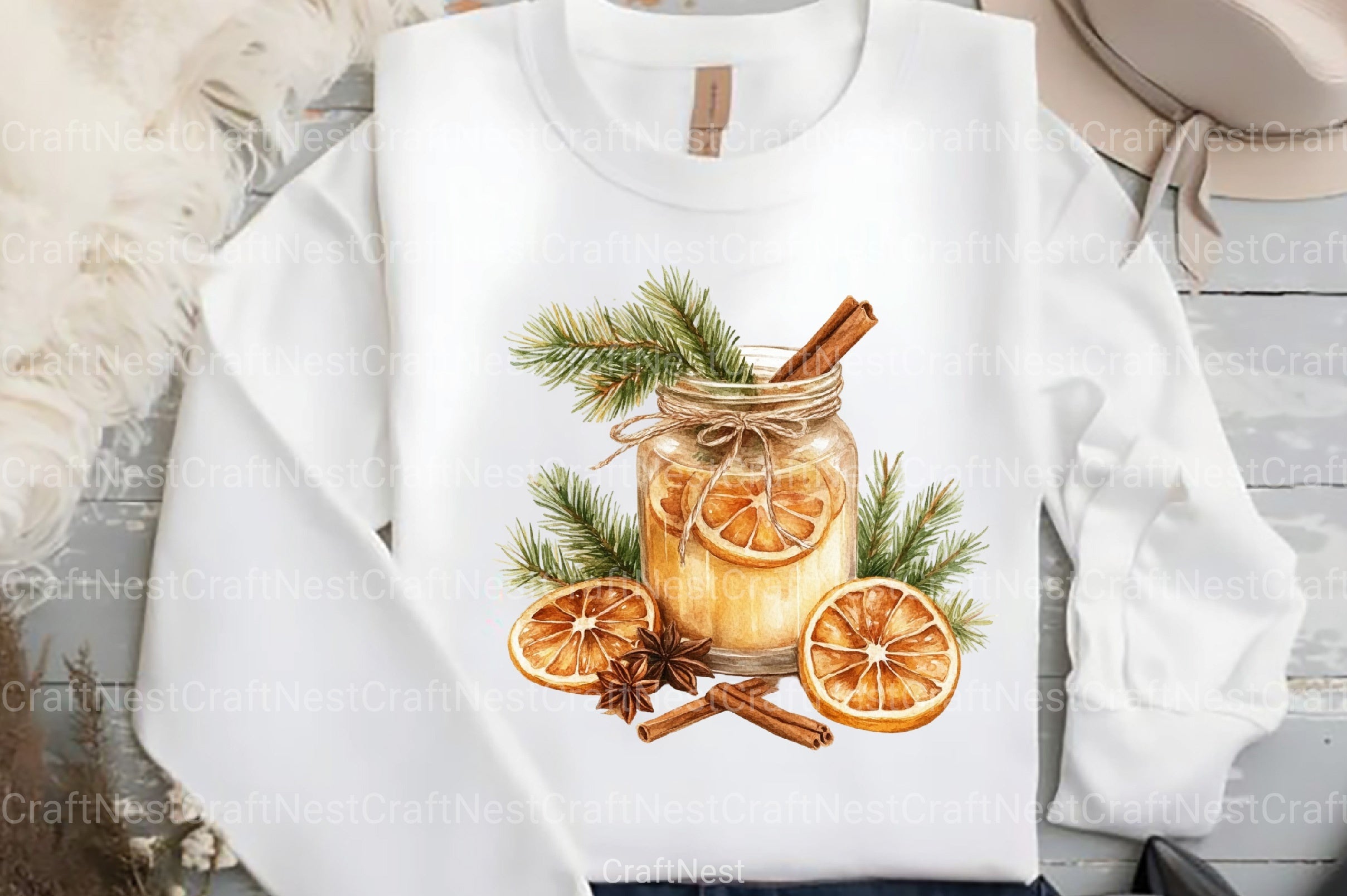 Christmas Decor Clipart Bundle - CraftNest - Digital Crafting and Art