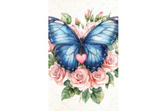 Butterfly Roses Clipart Bundle - CraftNest - Digital Crafting and Art