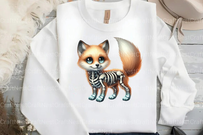 Halloween Skeleton Animals Clipart Bundle - CraftNest - Digital Crafting and Art