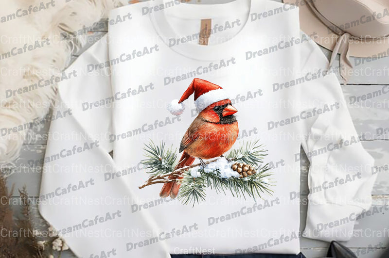 Christmas Birds Clipart Bundle 2 - CraftNest - Digital Crafting and Art