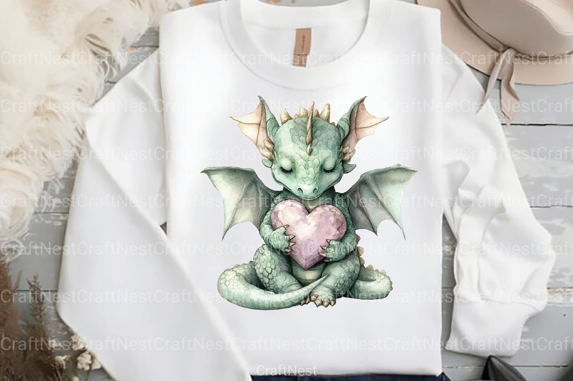 Whimsical Dragon Clipart Bundle - CraftNest - Digital Crafting and Art