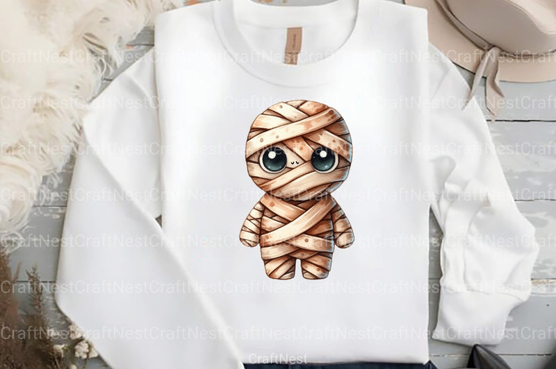 Halloween Mummy Clipart Bundle 99 - CraftNest - Digital Crafting and Art